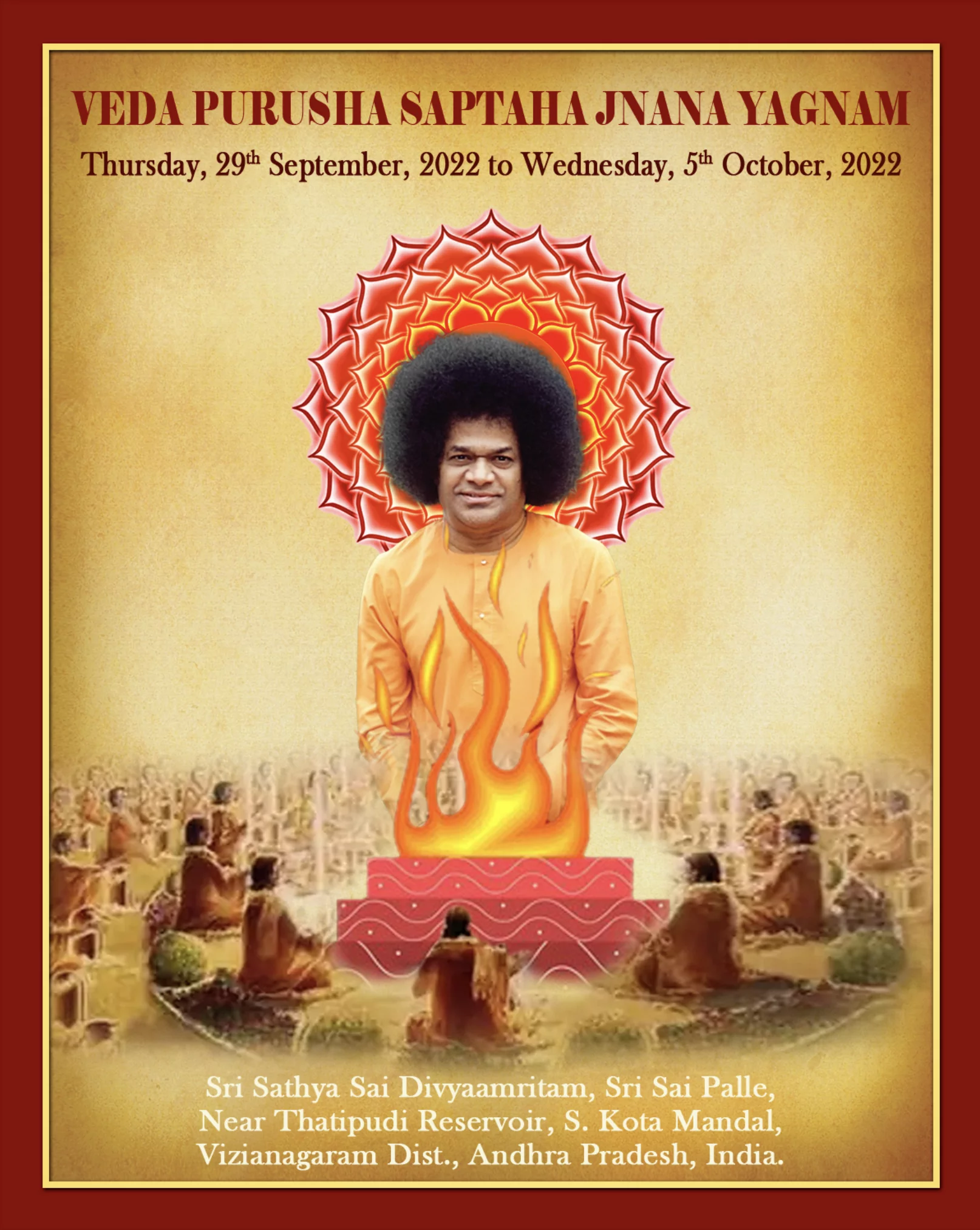 Navarathri Celebrations &amp; Veda Purusha Saptaha Jnana Yagnam in Divine Presence