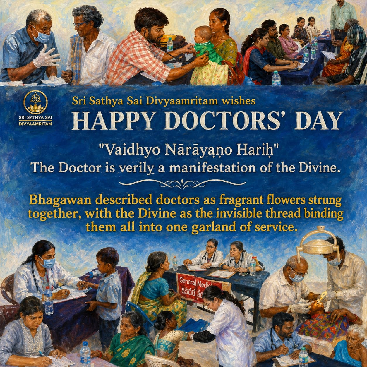 Sri Sathya Sai Divyaamritam wishes You a Happy Doctors' Day